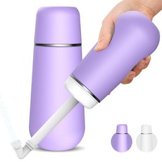 여행용 휴대용 비데 - 산후 관리를 위한 페리 보틀 400ml 여성 남성용 368.5g13온스 스프레이 대용량 개인 위생 세척 병 퍼플 499337