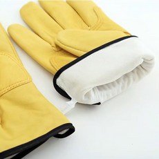 全店折扣 加長花園種植園藝手套藤本月季灌木修剪防刺防扎真皮戶外長筒, 短款黃色園藝手套【1雙帶裏襯手掌加拖】, 1個