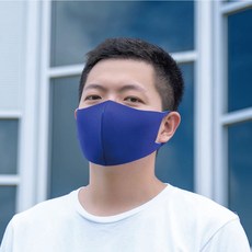 波特鉅 3D立體口罩 防潑水防曬 透氣舒適 多色SML尺寸可選, 星空紫,S, S