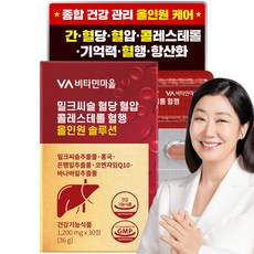 비타민마을 밀크씨슬 혈당 혈압 콜레스테롤 혈행 올인원 솔루션 30p, 30정, 2개 30정, 2개