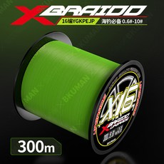 【釣魚名人】16編狂拔打黑雷強路亞專用PE線, 狂拔16編 300米,3.0, 1個