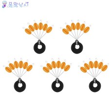 용왕낚시 찌스토퍼 감람형 옥스퍼드 실리카 스토퍼, 5세트