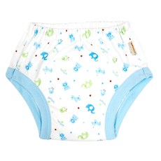 베이비앙 국내산 무형광 배변훈련팬티 방수팬츠 팬티형 방수커버 모음, 09쥬쥬랜드 핫블루 (S/3중), 1개