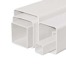 PVC 파이프 수경재배기 식물재배 배관자재 연결부속 플라스틱 배수관 커넥터, 30x30x2.0mm 사각 튜브, 1개