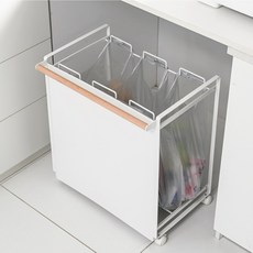慢慢家居 鐵製可移動三格, 回收分類架
