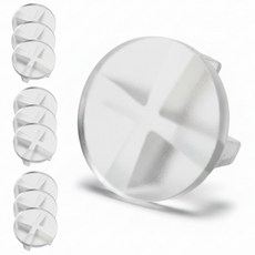 다이써생활 프리미엄 콘센트 안전 커버 마개 멀티탭, 10개, 투명