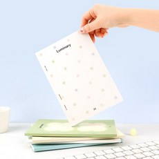 2026년 대시앤도트 루미너리 먼슬리 다이어리 날짜 PVC커버형, 1개, 04 슈가 도트