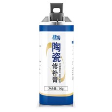 捷步 陶瓷修補膏, 1個, 【瓷白色】A+B=90g