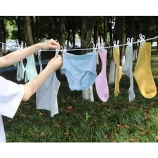 고잉홈 와이어 빨래줄 실내 빨래 건조대 무타공 숨기형 빨랫줄 원룸 베란다 화장실 걸이, 1개, 화이트