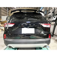 適用 Ford KUGA 五門車系 ABS 鋼琴烤漆黑 刀鋒尾翼 後擾流, 1個