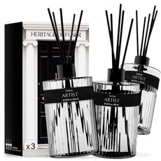 헤트라스 헤리티지 퍼퓸 디퓨저 600mlx3개 선물세트 대용량 실내방향제 인테리어, 갤러리
