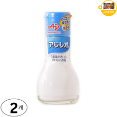 아지노모토 아지시오 원터치 병 일본 맛소금 조미료 사은품 추가증정, 2개, 110g
