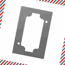 TI4 메탈그레이 1개용 콘센트 보조대 벽콘센트보조대 벽콘센트 매립형콘센트 1구콘센트보조대