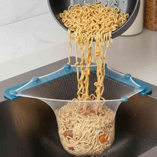 음식물 거름망 거치대 세트 거름망 50매 포함 위생적인 싱크대 정리 용품