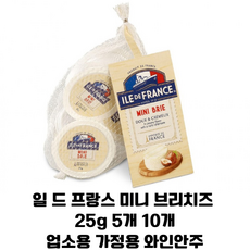 일드프랑스 냉장 미니브리치즈 25g 프랑스산 와인안주용 업소용 가정용 간식, 1개, 250g