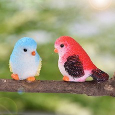 미니어처 피규어 테라리움 (새-8종), C0242-H(그린)