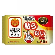 桐灰 小白兔暖暖包, 1個, 手握式24h - 10片/包