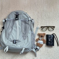 小衆設計機能戶外徒步雙肩包新款輕便登山包男運動揹包騎行包女, 灰色