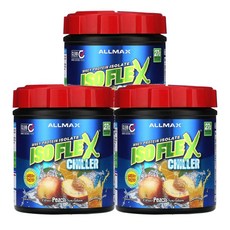 ALLMAX 올맥스 이소플렉스 칠러 웨이 프로틴 아이솔레이트 시트러스 복숭아 425g, 3개