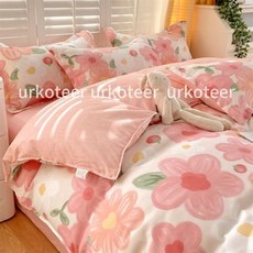 urkoteer 이불커버 싱글 120x140x150x160x170x180x190x200x210x220x230 240cm urkoteer, C01-밝은달 아름다운꽃