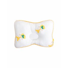 모이몰른 [동아백화점수성점] *23시즌리스* 레옹주자메쉬짱구베개M2351FW10P@@연약한 아기피부에 좋은 부드러운 소재 메쉬짱구베개@@, 1개, 옐로우