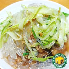 우뭇가사리 가공 국내산 저칼로리 우무채 500g, 4개