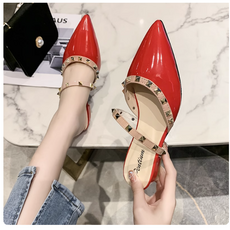 쌍천 여성 슬리퍼 뮬 스틸레토 하이힐 3cm 통굽 블로퍼 A25101403