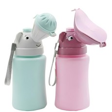 蘇霏小舖 韓國二代兒童攜帶尿壺 旅行小便器，輕巧便攜，防漏衛生, 薄荷綠