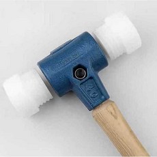 무진동 타일 망치 고무 납볼해머 충격 흡수 경량 목공, 1개, 40mm 헤드ㅣ2개 세트