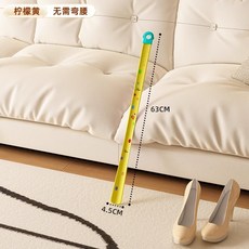 長柄鞋拔子 孕婦輔助器 家用加長提鞋不彎腰, 藍黃色, 1個
