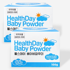 헬스데이 베이비파우더, 100g, 2개