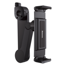 【Baseus】倍思途趣汽車後座懶人支架-後座影音娛樂神器，360度旋轉穩固支撐, 1個, 黑