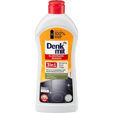德國Denkmit玻璃陶瓷爐清潔劑 輕鬆去除玻璃油污 不留水痕 德國原裝進口, 1個, 300ml
