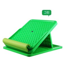 스트레칭보드 6단 각도 종아리 스트레칭 발판 홈트용, 연한 초록색