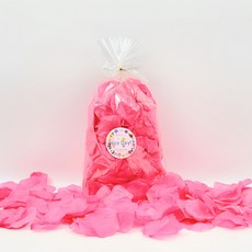 바로사용가능한 분리형 플라워샤워 웨딩 꽃잎 조화, 500개, 라이트레드