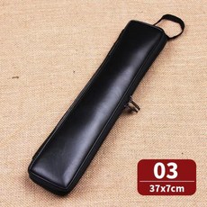 휴대용 방수 플루트 가방 PU 가죽 악기 보관 두꺼운 색소폰 드럼스틱 액세서리, 03, 1개