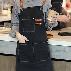 실용적 방수 캔버스 앞치마, 1개