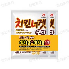 ~JY~ 5월 가정의달 행사 유통기한 26년 8월 6일 마니커에프앤지 치킨너겟텐더 400g+400g(번들) (냉동), 800g, 1세트