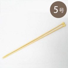 HAMANAKA 竹製玉付棒針, 1個, No.5 - 3.6mm
