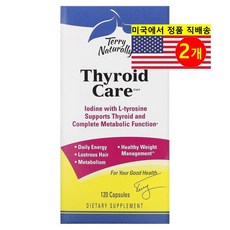 Terry Naturally 테리 내추럴리 싸이로이드 케어 Thyroid Care, 2개, 120정