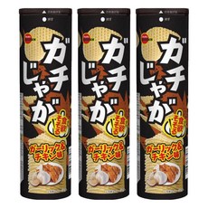 부르본 가치쟈가 갈릭 & 치킨 맛, 98g, 3개