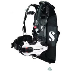 【島嶼潛水】SCUBAPRO HYDROS PRO BCD LADY 女用潛水浮力背心，合身舒適、輕量耐用，提供二年保固, 白色