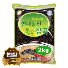 현대농산 국산 흑미 검정쌀, 2kg, 1개