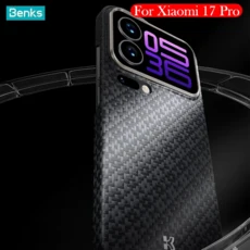Xiaomi 17 Pro용 Benks 탄소 섬유 케이스 XIAOMI PRO용 케블라 무선 충전 백 커버, 01 ForXIAOMI17PRO, 01 Benks Kevlar