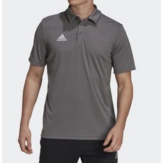 adidas 愛迪達 短袖T恤Polo衫高爾夫登山足球有用手提領T恤 灰色