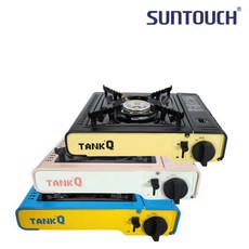 썬터치 탱큐 클래식 휴대용 캠핑용 가스버너 ST-9100, 1개, 옐로우 + 블루