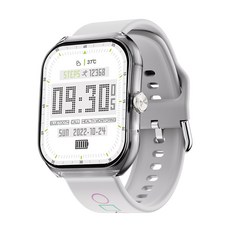 라플루 RS-C1AMD 아몰레드 2.1인치 통화스마트워치 AOD 스트랩+액정필름 추가구성 APP 연동 GPS 블루투스, 클리어