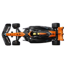 마이카 다이캐스트 합금 1:24 맥라렌 F1 MCL60 모델 자동차 모형 피규어 장식, 넘버 4 랜도 노리스, 1개