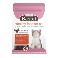 Bastet 雞肉無榖貓糧 關節保健配方 乾糧 4lb, 1個, 幼母貓腸胃配方 4LB