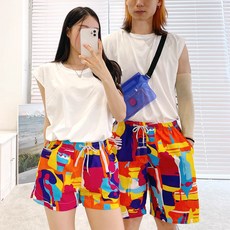 [커플연출가능]카니발 스윔팬츠/커플/남자수영반바지/수영복/래쉬가드바지/남자보드숏/비치팬츠/래쉬가드하의/레쉬가드/원피스수영복/모노키니/비키니/커플수영복/비치바지/서핑